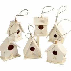 Discount Fuglehuse, H: 7 cm, 6 stk./ 1 pk. Til Fugle & Småvildt