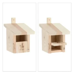 Til Fugle & Småvildt^Fuglekasse, 25x17x21.5 cm, Natur
