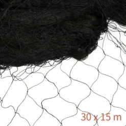 Sale Fuglenet - Havebeskyttelsesnet - 30 x 15 m - Kraftigt nylonnet - Beskytter frugttræer, planter og grøntsager - Sort Til Fugle & Småvildt