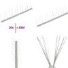 Insektmiddel & Dyreafvisende Middel^Fuglepigge i 4 rækker sæt med 20 stk. 10 m rustfrit stål - Fuglepig - Fuglepigge - Home & Living