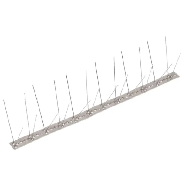 Insektmiddel & Dyreafvisende Middel^Fuglepigge i 4 rækker sæt med 20 stk. 10 m rustfrit stål - Fuglepig - Fuglepigge - Home & Living