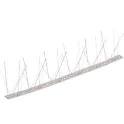 New Fuglepigge sæt med 100 stk. - Effektiv beskyttelse mod ubudne gæster | Materiale: Rustfrit stål | Størrelse: 10 m Insektmiddel & Dyreafvisende Middel