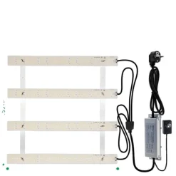 Sale Fuldspektret LED vækstlys, dæmpbart, aluminium + PC,100W Kit Til Plante- & Urtedyrkning