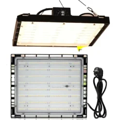 Clearance Full Spectrum LED Vækstlys, 150W Effekt, Dæmpbar Funktion, Egnet til Indendørs Havearbejde Kit Til Plante- & Urtedyrkning
