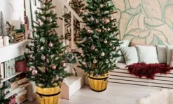 Clearance Fyrretræspotte 42xH38 karat egetræ (eksport) Krukker & Plantebeholdere