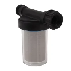 Online G3/4 Haveslangefilter Vandpumpe Si Filter Rustfrit stål Filterskærm Transparent design Haveslange Sedimentfilter Vanding