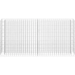 Outlet Gabion-højbed i galvaniseret stål - Holdbar plantekasse | Størrelse: 180x30x90 cm | Farve: Sølv Krukker & Plantebeholdere