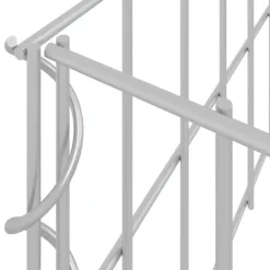 Krukker & Plantebeholdere^Gabion-højbed i galvaniseret stål - Stabil plantekasse | Størrelse: 100x100x20 cm