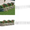 Krukker & Plantebeholdere^Gabion-højbed 300x100x50 cm galvaniseret jern - Gabion-havebed - Gabion-havebede - Home & Living