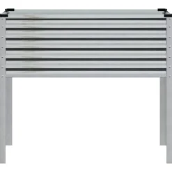 Discount Galvaniseret plantekasse til haven - Vejrbestandig stål | Størrelse: 100x45x90 cm Krukker & Plantebeholdere