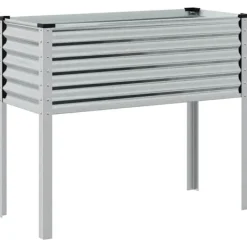 Discount Galvaniseret plantekasse til haven - Vejrbestandig stål | Størrelse: 100x45x90 cm Krukker & Plantebeholdere