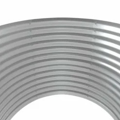 Best Galvaniseret plantekasse i stål - Højbed til have | Størrelse: 100x100x68 cm | Farve: Sølv Plantningsbænke