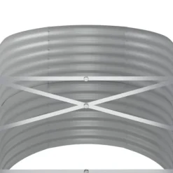 Best Galvaniseret plantekasse 368x80x68 cm | Farve: Antracitgrå Plantningsbænke