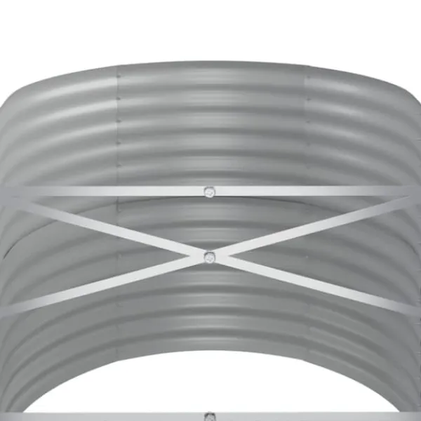 Best Galvaniseret plantekasse 368x80x68 cm | Farve: Antracitgrå Plantningsbænke