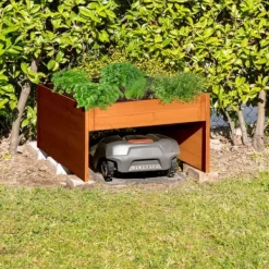 Clearance Garage til robotplæneklipper, 52,5x79x74 cm Skure, Garager & Carports