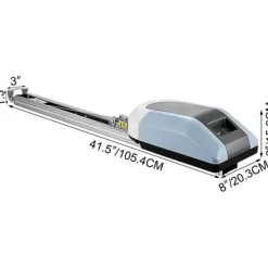 Skure, Garager & Carports^Garageportåbner, stille AC-motor, trådløs fjernbetjening,1000 N