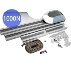 New Garageportåbner, 120W motorkraft, 12m² dækning,1000N Skure, Garager & Carports