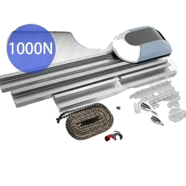 New Garageportåbner, 120W motorkraft, 12m² dækning,1000N Skure, Garager & Carports