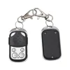 Hot Garageport/indkørselsport fjernbetjening - Håndholdt sender - 2-pak - 433 MHz - EV-1527 fast kode - ABS + aluminium - Sort Skure, Garager & Carports
