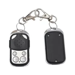 Hot Garageport/indkørselsport fjernbetjening - Håndholdt sender - 2-pak - 433 MHz - EV-1527 fast kode - ABS + aluminium - Sort Skure, Garager & Carports