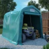 Garagetelt til opbevaring - PVC 100% | Størrelse: 1,6x2,4 m | Farve: Grøn Skure, Garager & Carports