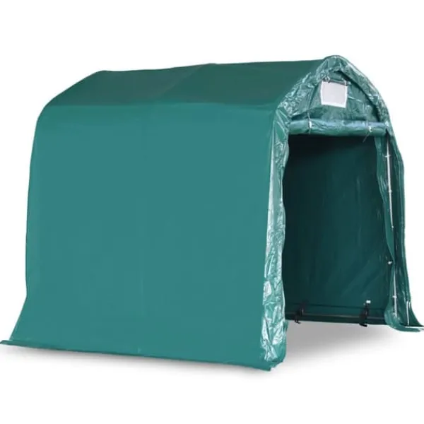Garagetelt til opbevaring - PVC 100% | Størrelse: 1,6x2,4 m | Farve: Grøn Skure, Garager & Carports