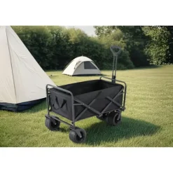 Hot Garden Cart Home ESPRIT Polyester Metal 83,5 x 58 x 56 cm Havekurve