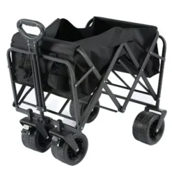 Hot Garden Cart Home ESPRIT Polyester Metal 83,5 x 58 x 56 cm Havekurve