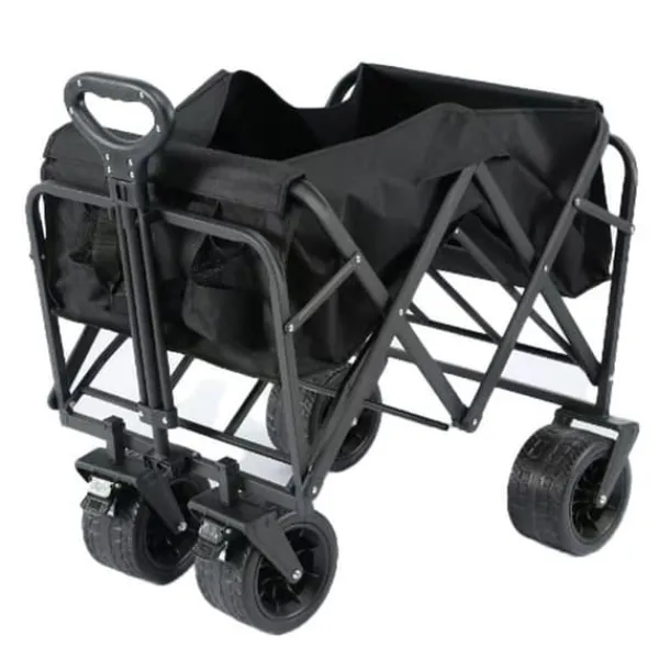 Hot Garden Cart Home ESPRIT Polyester Metal 83,5 x 58 x 56 cm Havekurve