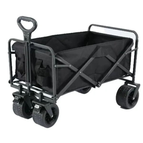 Hot Garden Cart Home ESPRIT Polyester Metal 83,5 x 58 x 56 cm Havekurve