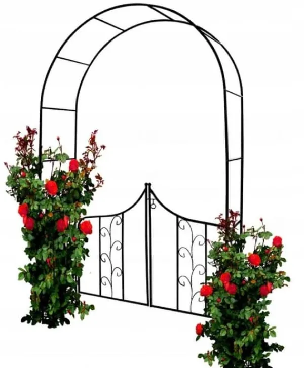 Garden Line - rosenbue metal - stald - 138x40x240 cm Krukker & Plantebeholdere