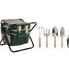 Haveværktøj^Garden tool kit Home ESPRIT Black Green Silver Natural Polyester Aluminium 7 Pieces