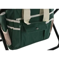 Haveværktøj^Garden tool kit Home ESPRIT Black Green Silver Natural Polyester Aluminium 7 Pieces