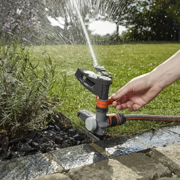 Gardena Vanding^Canon sprinkler på roterande plock