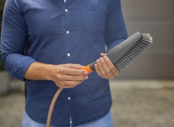 Online Cleansystem Wash Set med håndholdt børste M soft, sæbestifter Vanding