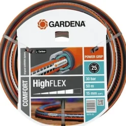 Gardena Vanding^Comfort HighFlex haveslange – Længde 50 m – Ø15 mm – Knastfri og formstabil – 20 års garanti (18079-26)