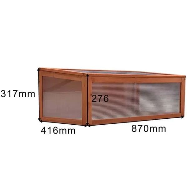Clearance Gardiun Drivhus Wooden I Brun 41 x 90 x 32 cm Drivhus