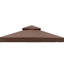 Outlet Gazebo Top Cover, UV Beskyttelse, Vandafvisende,kaffe, 3m * 3m Telte & Lysthuse