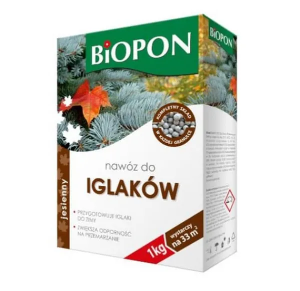 Hot GØDNING - EFTERÅRSGØDNING TIL NÅLETRÆER GRANULAT KARTON 1 KG - BR BIO-1078 Gødningsmidler