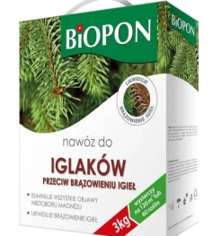 Gødningsmidler^GØDNING - TIL - NÅLETRÆER.. MOD BRUNING AF NÅLE 3 KG - BR BIO-1056