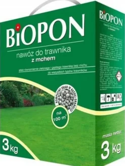 Gødningsmidler^GØDNING - TIL GRÆSPLÆNE MED MOS 3 KG - BR BIO-1050