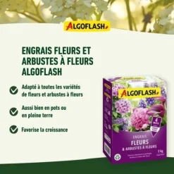 Gødningsmidler^Gødning til blomster og blomstrende buske - ALGOFLASH NATURASOL - 2 kg