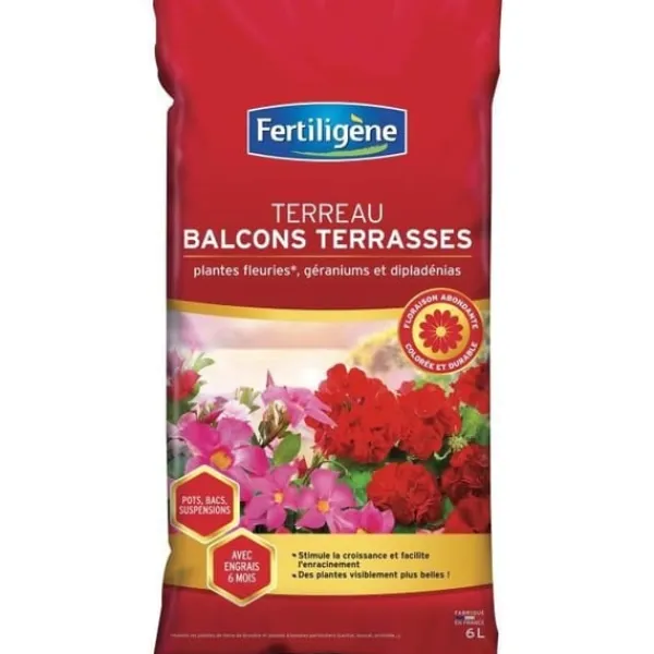 Clearance GØDSNING - Altan- og terrassejord 6L Jord & Sand