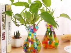 Vanding^Gelkugler farvet vand til blomster hydrogel jord 50000 stk Hydrogel