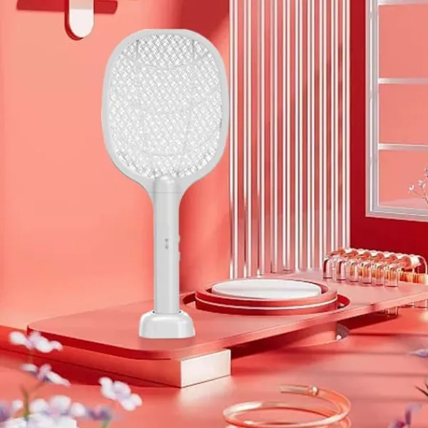 Hot Genopladelig elektrisk fluesmækker med fejllys - Home Safety Mesh Fluesmækkere