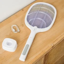 Fluesmækkere^Genopladelige Insect Killer Ketcher med UV Light 2 i 1 Elecfly InnovaGoods