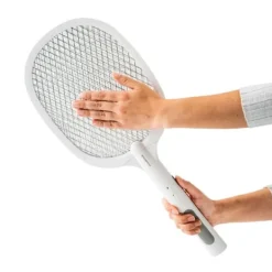 Fluesmækkere^Genopladelige Insect Killer Ketcher med UV Light 2 i 1 Elecfly InnovaGoods