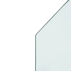 Online Glas - Living glasplade til pejs 80x50 cm sekskantet Tilbehør Til Brændeovne & Pejse
