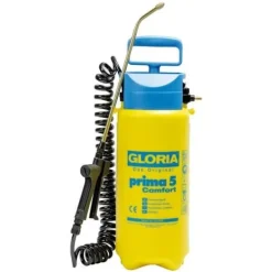 New GLORIA - Prima 5 Comfort - 5L tryckspruta med lans och mässingsmunstycke och 2m50 spiralslang Haveværktøj
