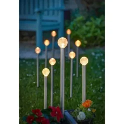 Havedekorationer^GlowBall multitaggarland x10